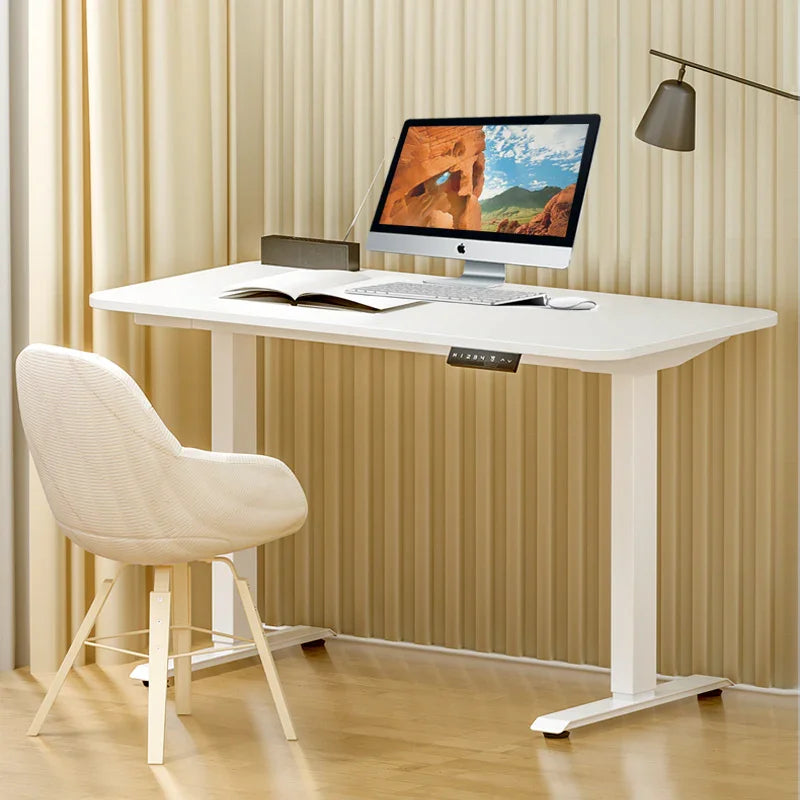 King Smith Smart Height Adjustable Table - White - Tashqila King Smith Smart Height Adjustable Table - White - Tashqila